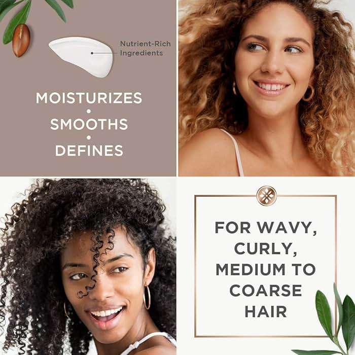 ARGAN MAGIC Defining Curl Cream - Enhances Waves and Curls While Adding Definition | Conditions, Detangles, and Reduces Frizz | Paraben Free (8.5 Ounce / 250 Milliliter) - Image 5