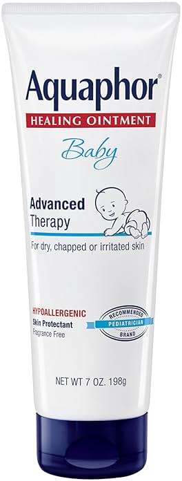 Aquaphor Baby Healing Ointment Advanced Therapy Skin Protectant, Dry Skin and Diaper Rash Ointment, 7 Oz Tube - Image 1