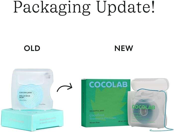 Cocofloss Expanding Woven Dental Floss by Cocolab, Waxed Tooth Floss for Daily Oral Care, Coconut Oil Infused, Vegan, for Adults and Kids, Mint Scent, 3 Pack - Image 2