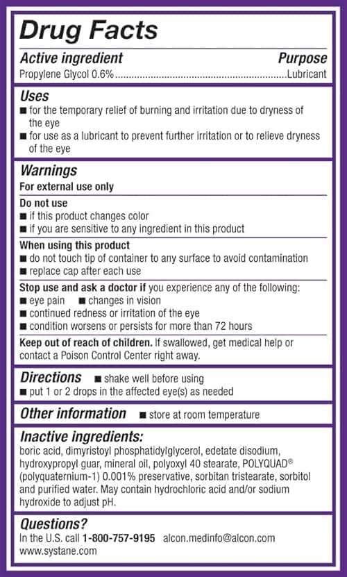 Systane Balance Lubricant Eye Drops, Restorative Formula, Twin pack, 0.33 Fl Oz (Pack of 2) - Image 3