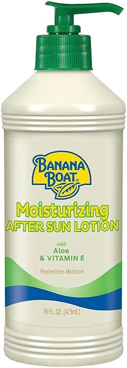 Banana Boat Moisturizing After Sun Lotion with Aloe and Vitamin E, 16Fl Oz, After Sun Care, Banana Boat After Sun Lotion, Sunburn Relief, 16Fl Oz - Image 1