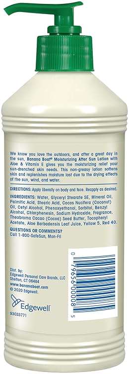 Banana Boat Moisturizing After Sun Lotion with Aloe and Vitamin E, 16Fl Oz, After Sun Care, Banana Boat After Sun Lotion, Sunburn Relief, 16Fl Oz - Image 2