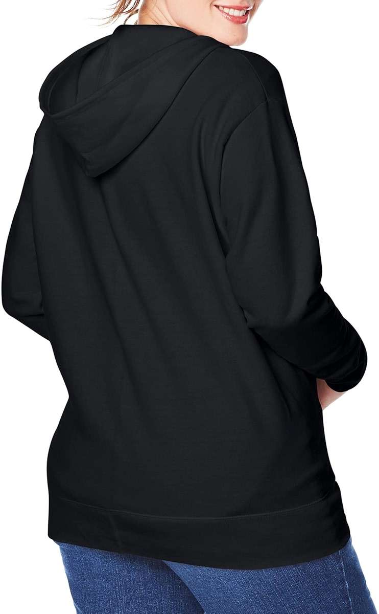 JUST MY SIZE womens Just My Size Zip-up Fleece Women's Hoodie, Ecosmart Hooded Sweatshirt, Plus Size - Image 5