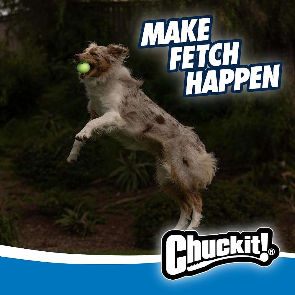 Chuckit Pro Fetch Toy Ball Launcher For Dogs; Compatible With Any Chuckit! Medium Size 18 Inch + Max Glow Ball - Image 2