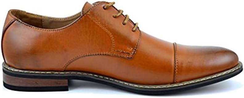 Bruno Marc Moda Italy Prince Men's Classic Modern Oxford Lace Dress Shoes - Image 3