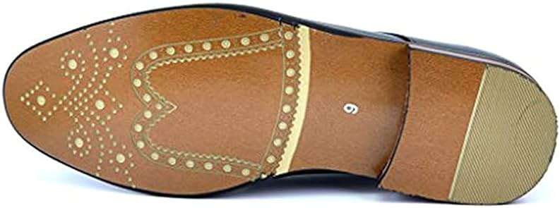 Bruno Marc Moda Italy Prince Men's Classic Modern Oxford Lace Dress Shoes - Image 5