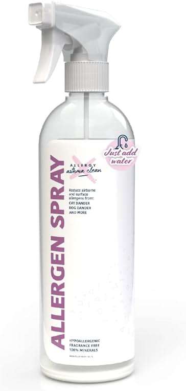 Allergy Asthma Clean Allergen Spray, Over 33oz | Pets & Dust Allergies, Air & Surface, Just Add Water, Bottle - Image 1