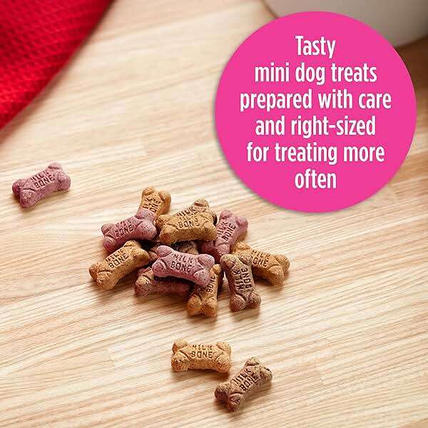 Milk-Bone Flavor Snacks Mini’s Dog Biscuits, Flavored Crunchy Dog Treats, 36 Oz. Canister - Image 5