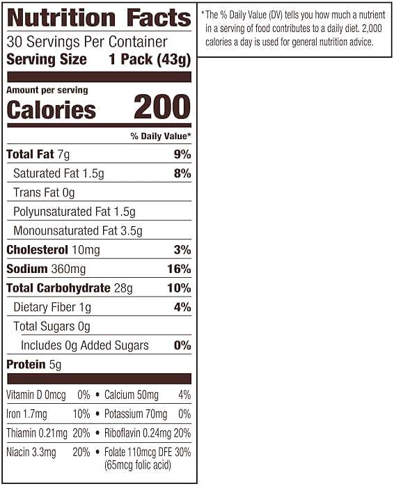 Goldfish Cheddar Crackers, 1.5 oz. Snack Packs, 30 Count - Image 2