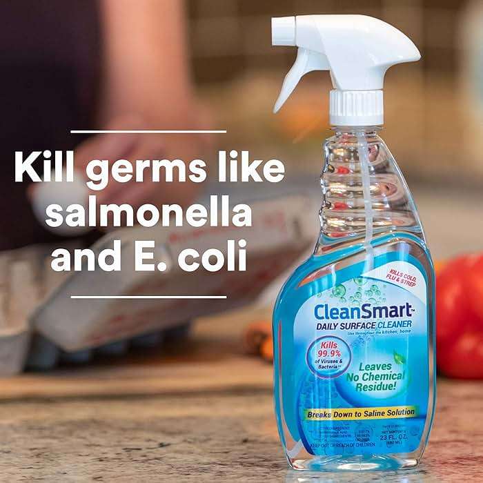 CleanSmart Daily Surface Cleaner and Pet-Safe Disinfectant, Kills 99.9% of Viruses, Bacteria, 23 ounce Bottle (Pack of 2) - Image 6
