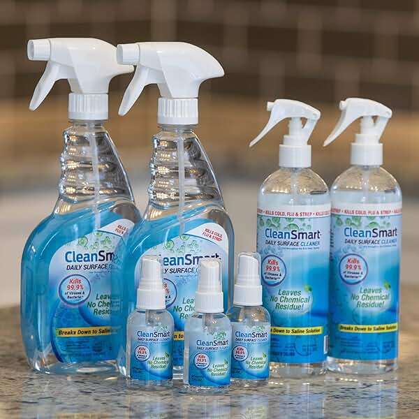 CleanSmart Daily Surface Cleaner and Pet-Safe Disinfectant, Kills 99.9% of Viruses, Bacteria, 23 ounce Bottle (Pack of 2) - Image 8