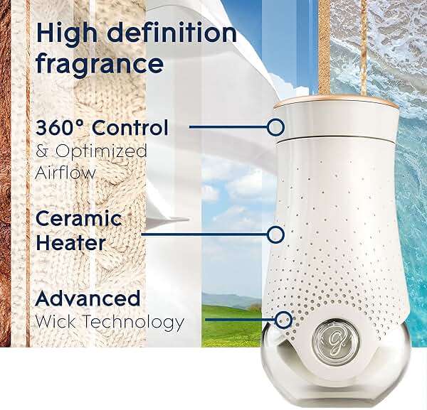 Glade PlugIns Air Freshener Warmer, Scented and Essential Oils for Home and Bathroom, Up to 70 Days on Low Setting, 2 Count - Image 7