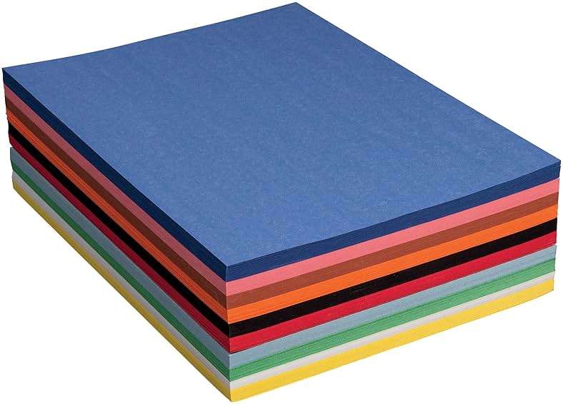 Prang (Formerly Art Street) Construction Paper, 10 Assorted Colors, Standard Weight, 9" x 12", 500 Sheets - Image 4