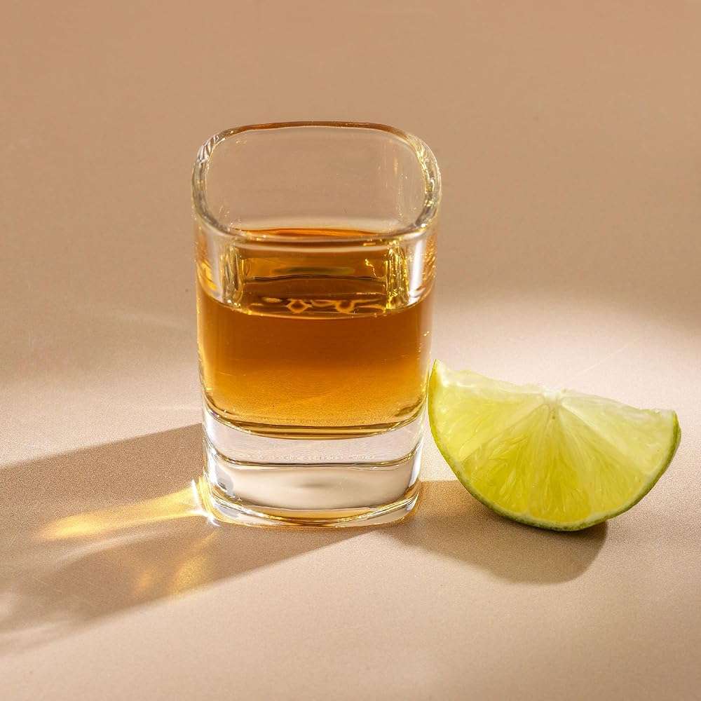 JoyJolt 6-Pack Heavy Base Shot Glass Set, 2-Ounce Shot Glasses - Image 2