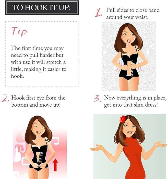 Waist Trainer Corset for Weight Loss Sport Workout Body Shaper Tummy Fat Burner, Black, Medium (Waist 26.7-29inch) - Image 5