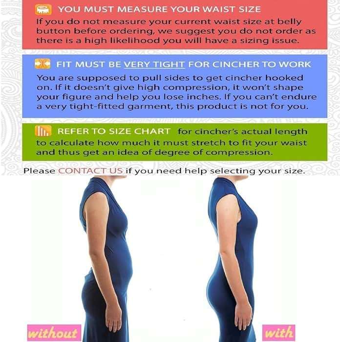Waist Trainer Corset for Weight Loss Sport Workout Body Shaper Tummy Fat Burner, Black, Medium (Waist 26.7-29inch) - Image 6