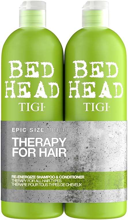TIGI Bed Head Urban Antidotes Re-Energize Shampoo 25.36 oz (Pack of 2) - Image 1