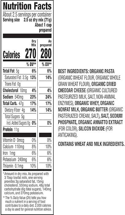Annie's Organic Grass-Fed Macaroni and Classic Cheddar, Made with Real Cheese, 6 oz - Image 7