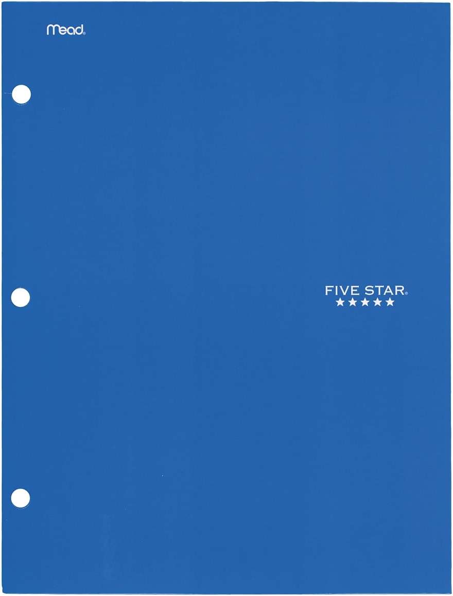 Mead Five Star 4 Pocket Paper Folder 33106 QTY 2 - Image 2