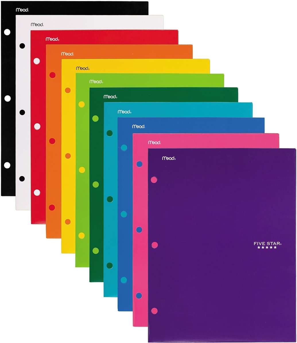 Mead Five Star 4 Pocket Paper Folder 33106 QTY 2 - Image 3