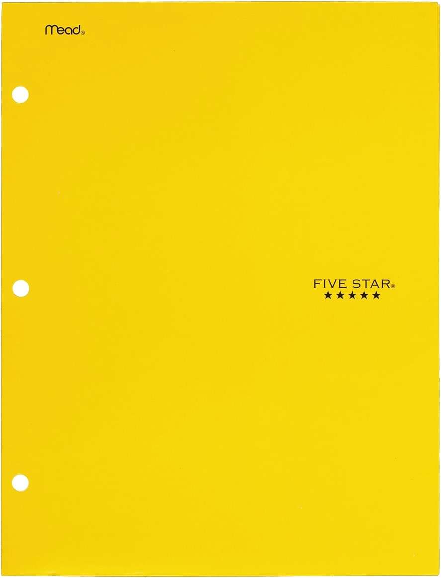 Mead Five Star 4 Pocket Paper Folder 33106 QTY 2 - Image 6