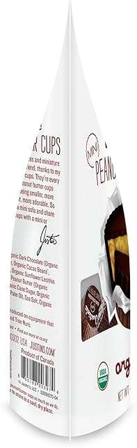 Justin's, Peanut Butter Cups Dark Chocolate Mini Organic, 4.7 Ounce - Image 5