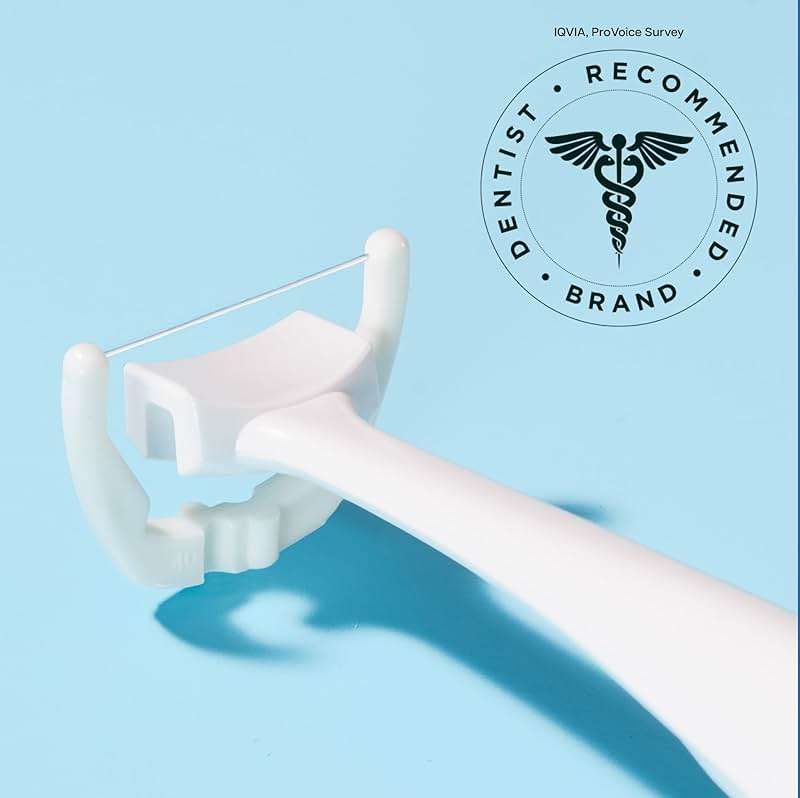 REACH Ultraclean Access Flosser Starter Kit, Unflavored, Plaque Remover for Teeth, for Hard to Reach Areas, Oral Care, PFAS Free, 1 Replaceable Flosser & 8 Refill Heads, 1 Pack - Image 8