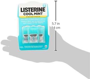 Listerine Pocketpaks Breath Strips, Cool Mint, 72 Count (Pack of 1) - Image 14