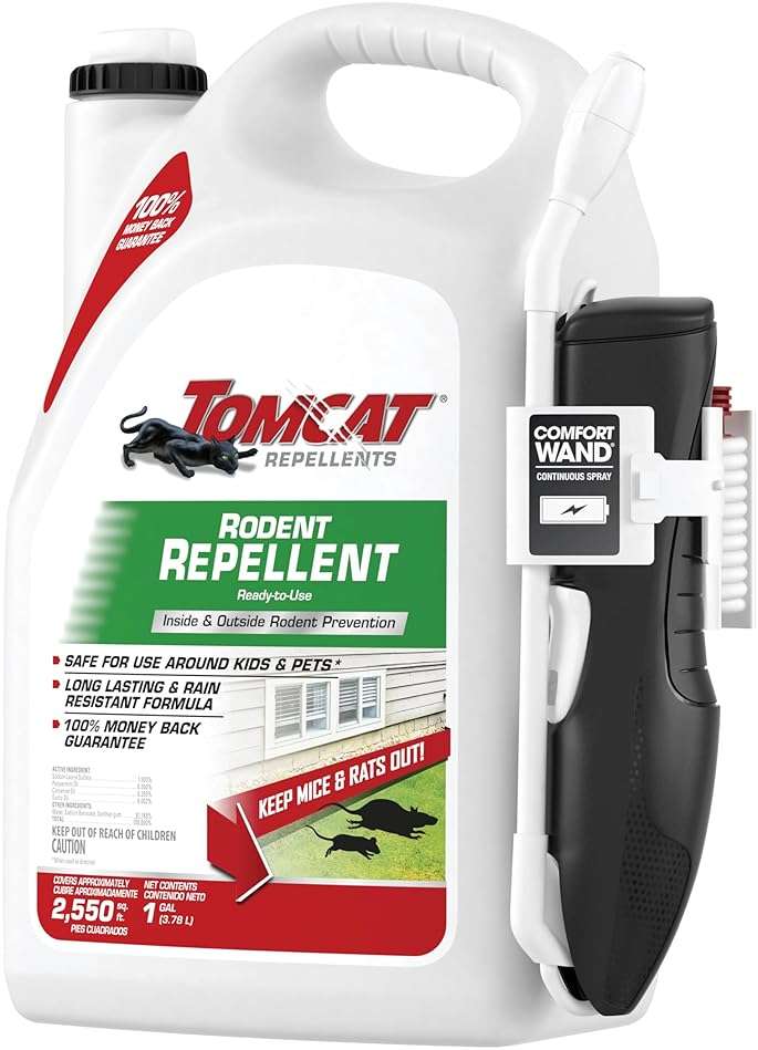 Tomcat Repellents Rodent Repellent Ready-to-Use with Comfort Wand - For Indoor and Outdoor Mouse and Rat Prevention, Peppermint Oil Spray for Rodents with Cinnamon & Garlic Essential Oils, 1 gal. - Image 9