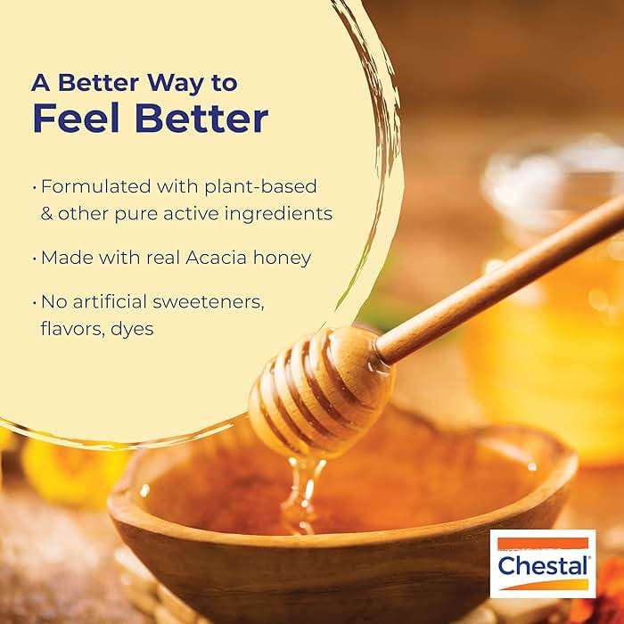 Boiron Chestal Honey Adult Cold and Cough Syrup for Nasal and Chest Congestion, Runny Nose, and Sore Throat Relief - 6.7 Fl oz - Image 4