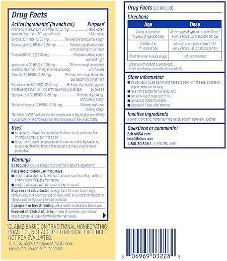Boiron Chestal Honey Adult Cold and Cough Syrup for Nasal and Chest Congestion, Runny Nose, and Sore Throat Relief - 6.7 Fl oz - Image 6