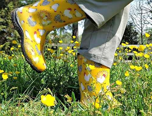 Sloggers Waterproof Garden Rain Boots for Women - Cute MidCalf Boots - Image 4