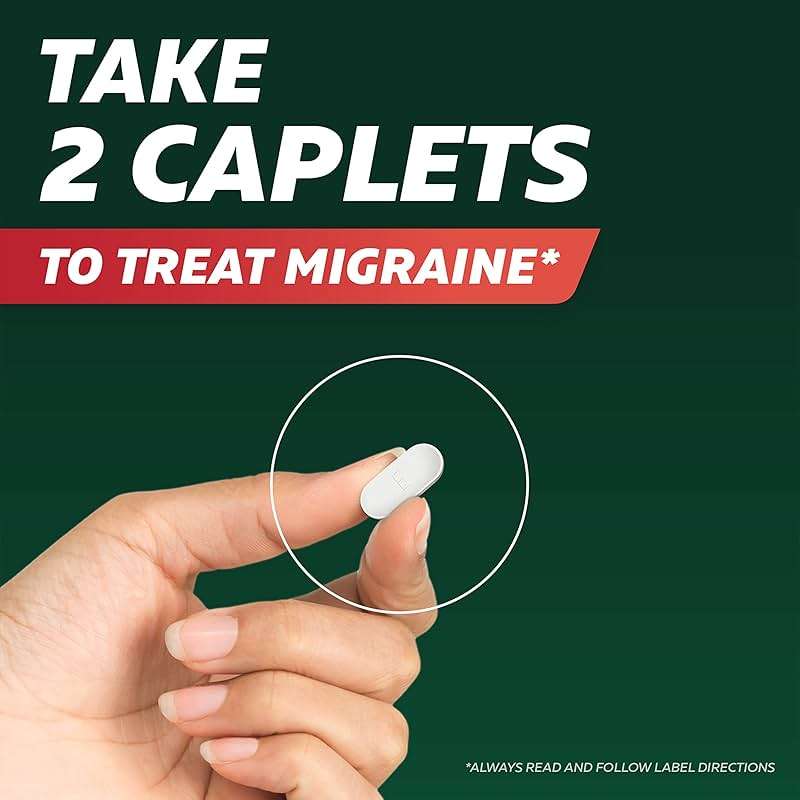 Excedrin Migraine Relief Caplets to Alleviate Migraine Symptoms - 200 Count - Image 4