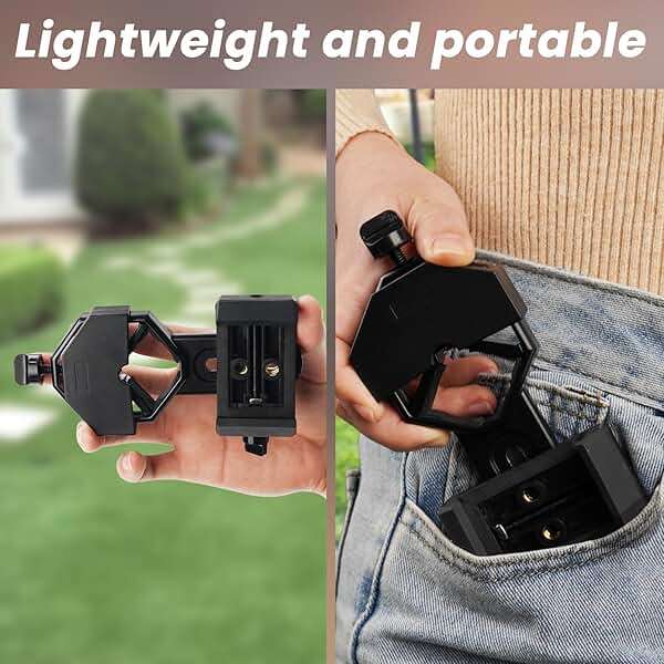 GOSKY Smartphone Adapter Mount Regular Size - Compatible with Binoculars, Monoculars, Spotting Scopes, Telescope, Microscopes Fits almost all Smartphones on the Market Record Nature and The World - Image 5
