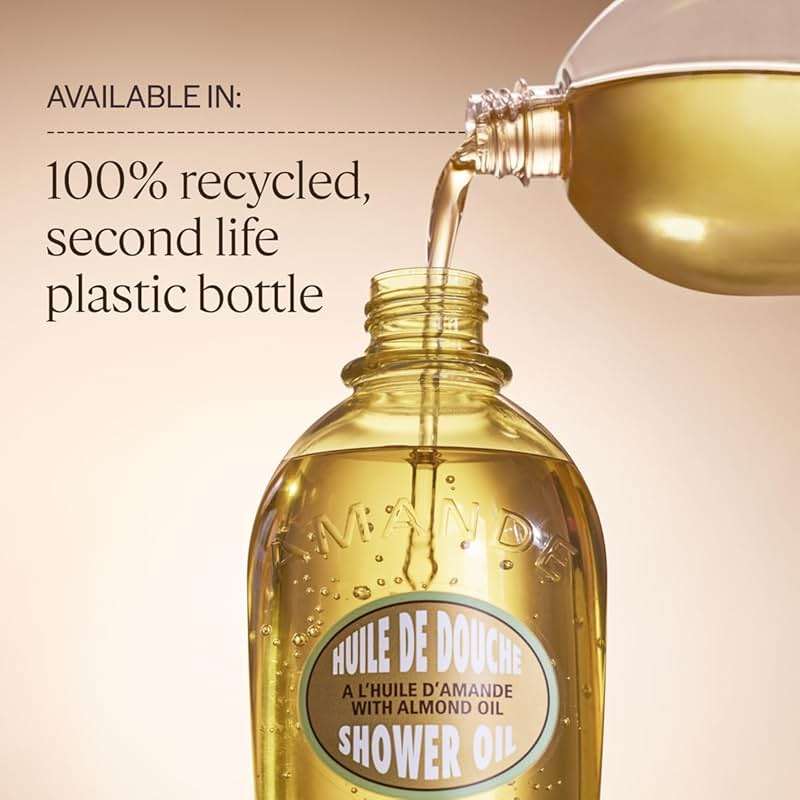 L'OCCITANE Cleansing & Softening Almond Shower Oil, Body Wash & Shaving Base Purifies & Smooths Without Drying Skin, Milky Lather, Nourishing Skincare - Image 7