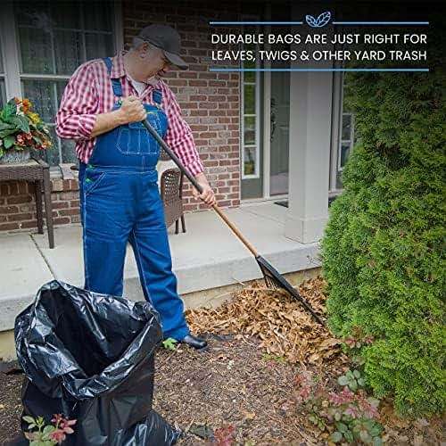 ToughBag 55 Gallon Trash Bags, 55-60 Gallon Trash Bags Heavy Duty (50 COUNT) - Large Black Trash Can Liners, 50-60 Gal for Contractors, Commercial, and Lawn - Made in USA - Image 5