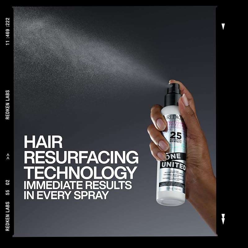 Redken One United All-In-One Leave In Conditioner - Multi-Benefit Leave In Treatment For All Hair Types, Heat Protectant and Detangler Spray, Paraben-Free - Image 6