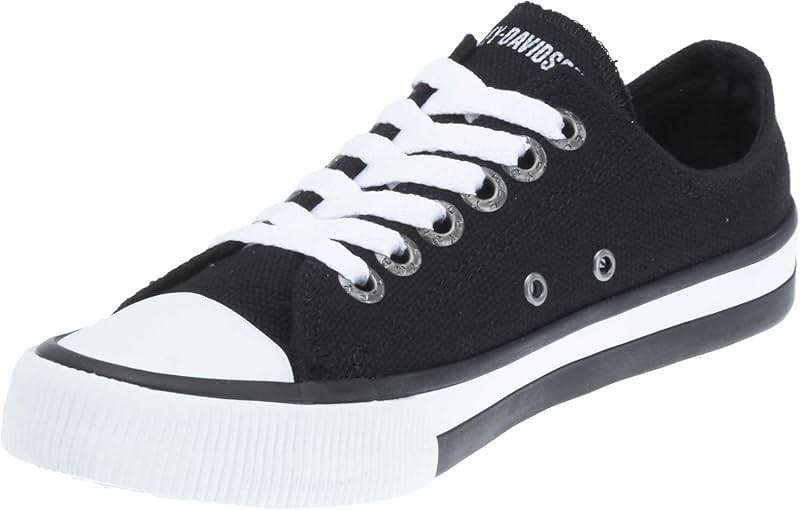Harley-Davidson Footwear Womens Zia Lace Up Sneakers Shoes Casual - Black - Image 3