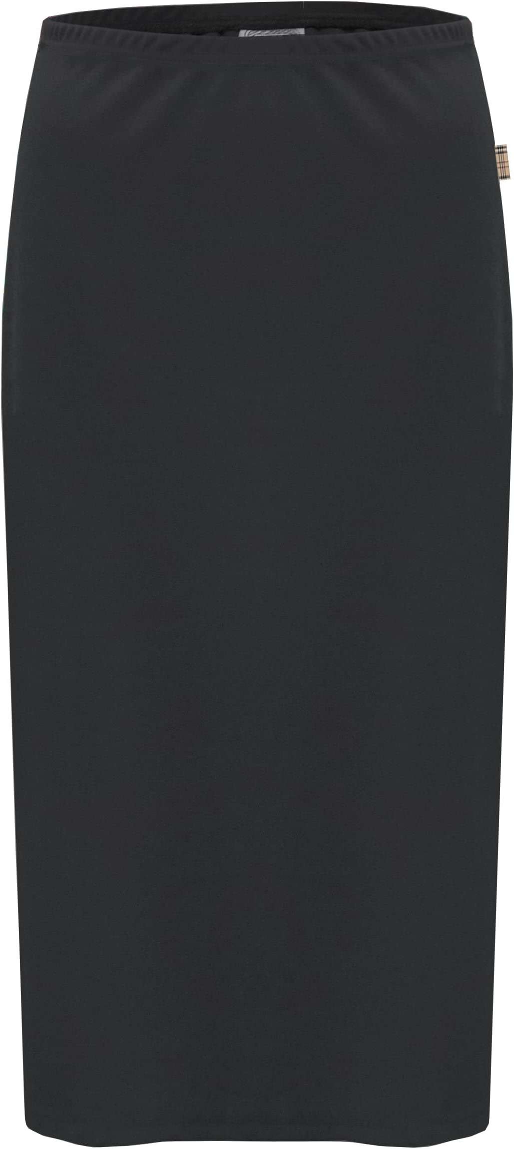 Baby'O Women's Basic Modest 26" Below The Knee Length Stretch Knit Straight Skirt - Image 5