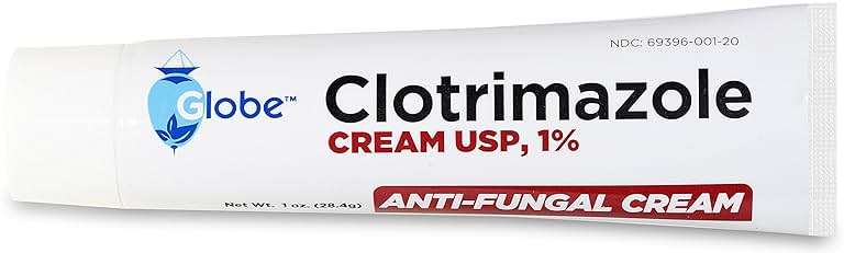 Globe Clotrimazole Antifungal Cream 1% USP (1 oz), Anti Fungal Treatment, Relieves Itching, Burning, Cracking and Scaling Associated Athletes Foot, Jock Itch, Ringworm and More - Image 5