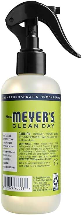 MRS. MEYER'S CLEAN DAY Room Spray, Lemon Verbena Scent, 8 Fl Oz Bottle - Image 2