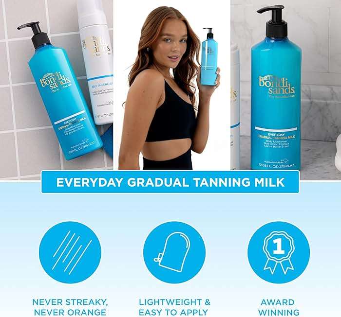 Bondi Sands Everyday Gradual Tanning Milk | Long-Lasting, Tanning Body Moisturizer Enriched With Aloe Vera and Vitamin E for Glowing Skin - Image 3