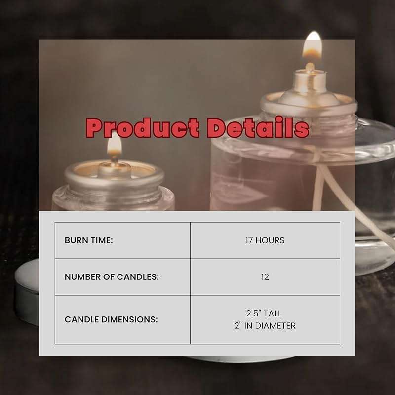 Hollowick Disposable Liquid Candles, 8 Hour, for Use in Glass Votive Tealight Lamp Holders, Restaurant Wedding Table Top Lights, Child Resistant Closures, 90 Pieces, Clear Fuel Oil HD8-90 - Image 3