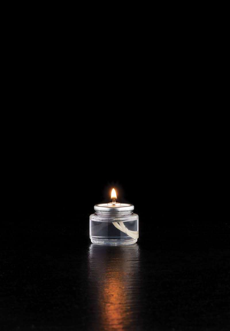 Hollowick Disposable Liquid Candles, 8 Hour, for Use in Glass Votive Tealight Lamp Holders, Restaurant Wedding Table Top Lights, Child Resistant Closures, 90 Pieces, Clear Fuel Oil HD8-90 - Image 9