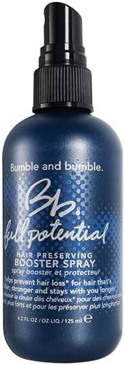 Bumble and bumble. Full Potential Hair Preserving Booster Spray Mist | Strengthens and Promotes Elasticity | Fuller, Stronger | For Breakage Prone and Thinning Hair Types, 4.2 Fl Oz - Image 1