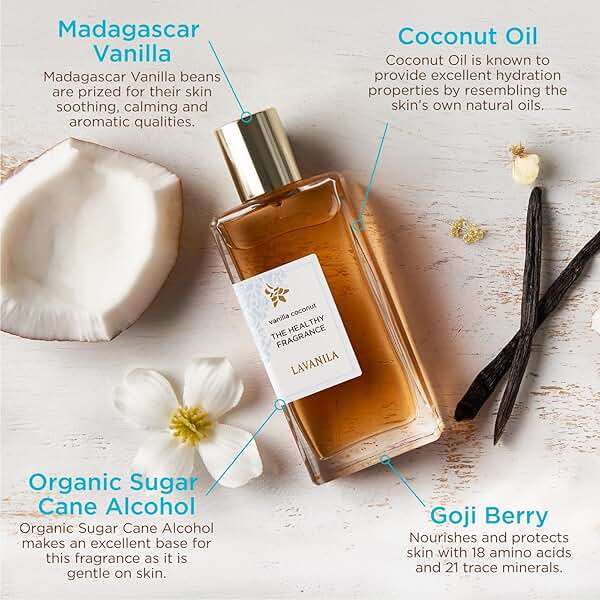 Lavanila Vanilla Coconut Perfume for Women, 1.7 Fl Oz – Clean Vanilla Perfume, Long Lasting Women’s Eau de Parfum with Madagascar Vanilla – Natural Fragrance, Women’s Fragrances - Image 3