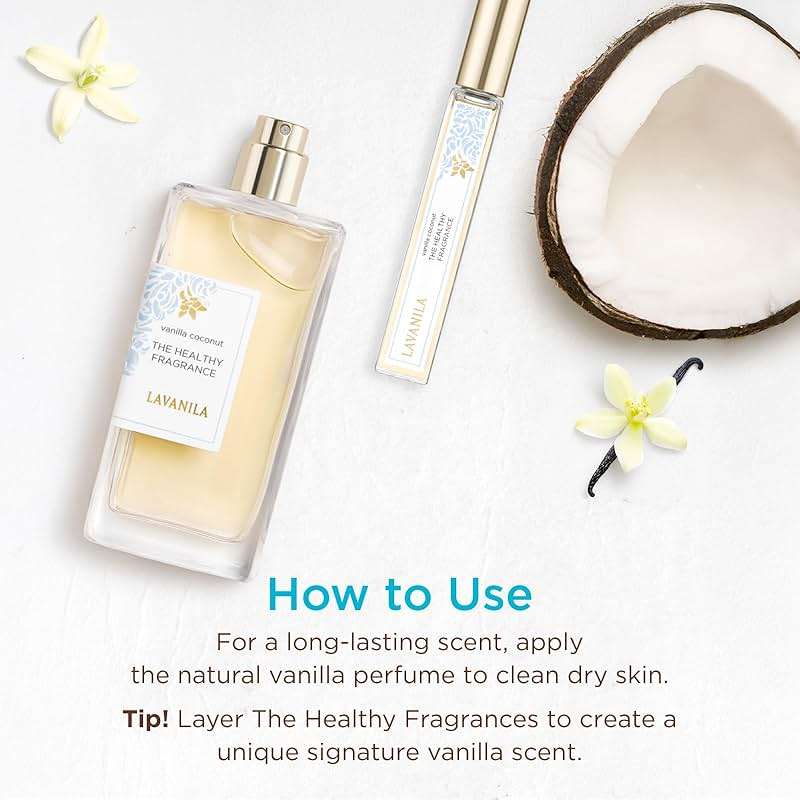 Lavanila Vanilla Coconut Perfume for Women, 1.7 Fl Oz – Clean Vanilla Perfume, Long Lasting Women’s Eau de Parfum with Madagascar Vanilla – Natural Fragrance, Women’s Fragrances - Image 5