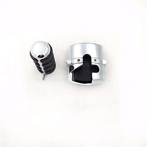 HTTMT MT325-08-CD+325-09-CD Chrome Gear Shift Brake Pedal Cover Compatible with V-Star 650 Classic 950 1100 1300 - Image 3