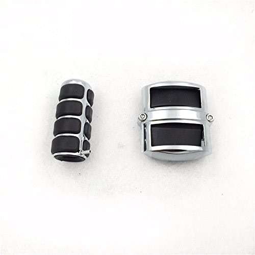 HTTMT MT325-08-CD+325-09-CD Chrome Gear Shift Brake Pedal Cover Compatible with V-Star 650 Classic 950 1100 1300 - Image 4