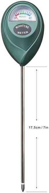 XLUX Soil Moisture Meter, Plant Water Monitor, Hygrometer Sensor for Gardening, Farming, Indoor and Outdoor Plants, No Batteries Required - Image 2
